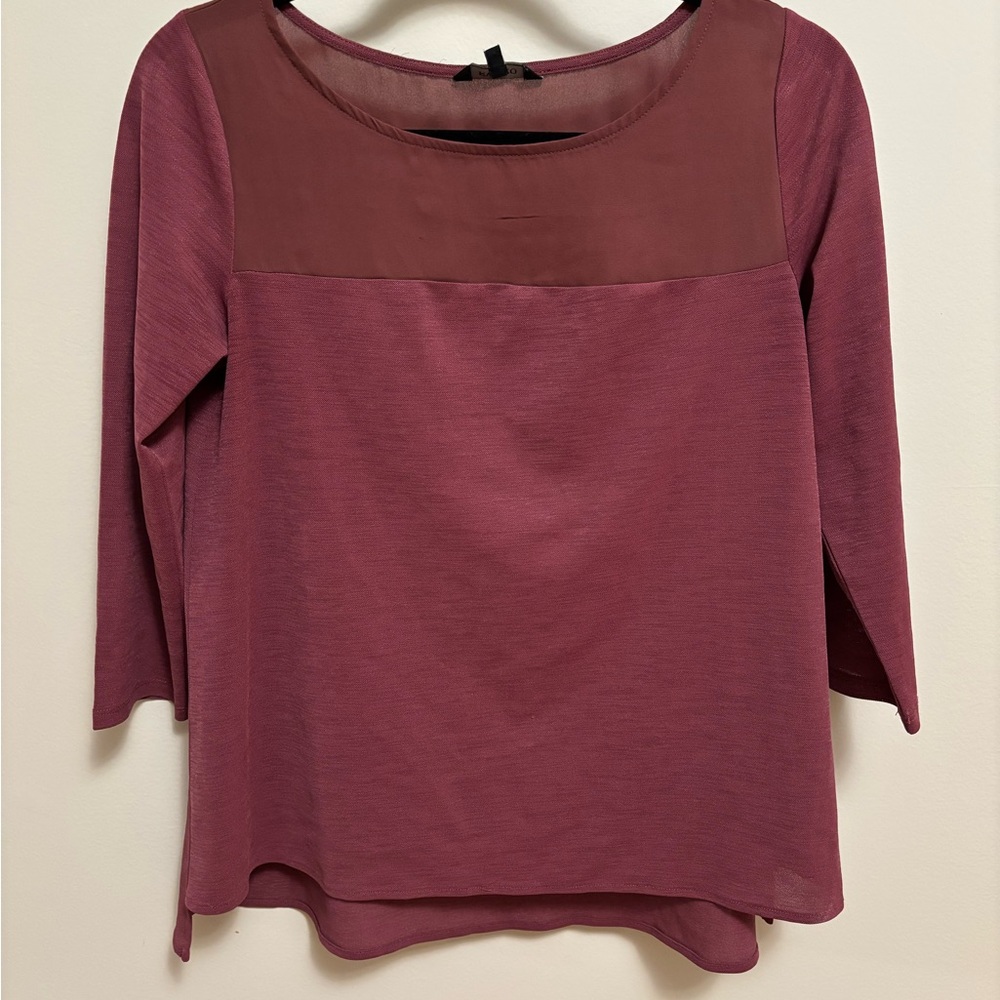 RW&CO. Plum Women's Blouse